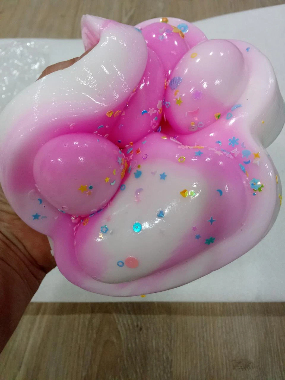 Urso gigante de patinha rosa macia 17 cm de largura simplesmente magnífico 😍 – photo 2